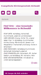 Mobile Screenshot of aichwald-evangelisch.de
